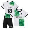 Conjunto (Camiseta+Pantalón Corto) Liverpool Gakpo 18 Segunda Equipación 23-24 - Niño